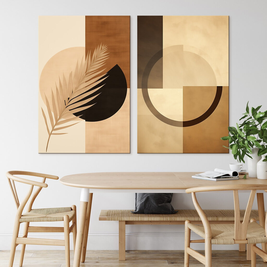 Pair of art pieces
