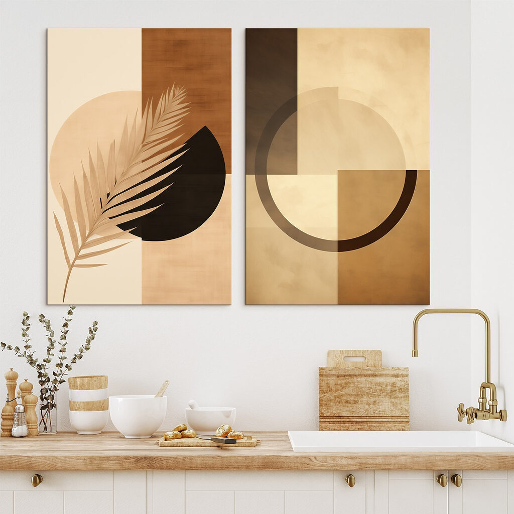 Pair of art pieces