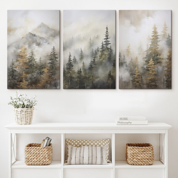 Group of paintings of trees Group of paintings of trees