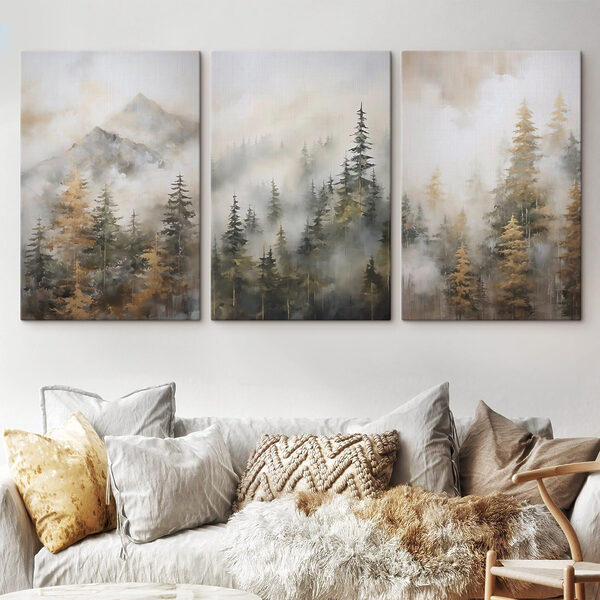 Group of paintings of trees Group of paintings of trees