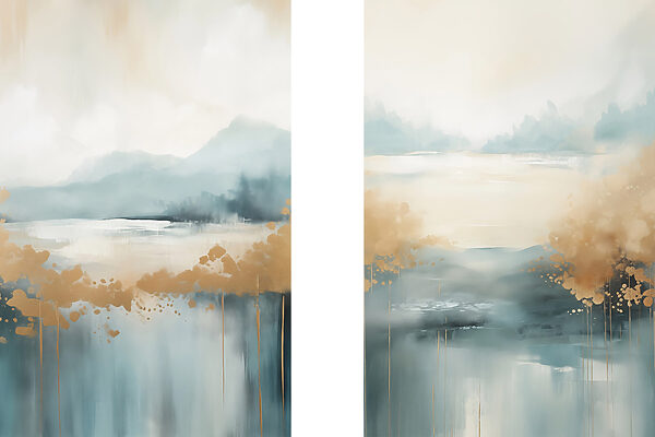 Painting of a landscape Painting of a landscape