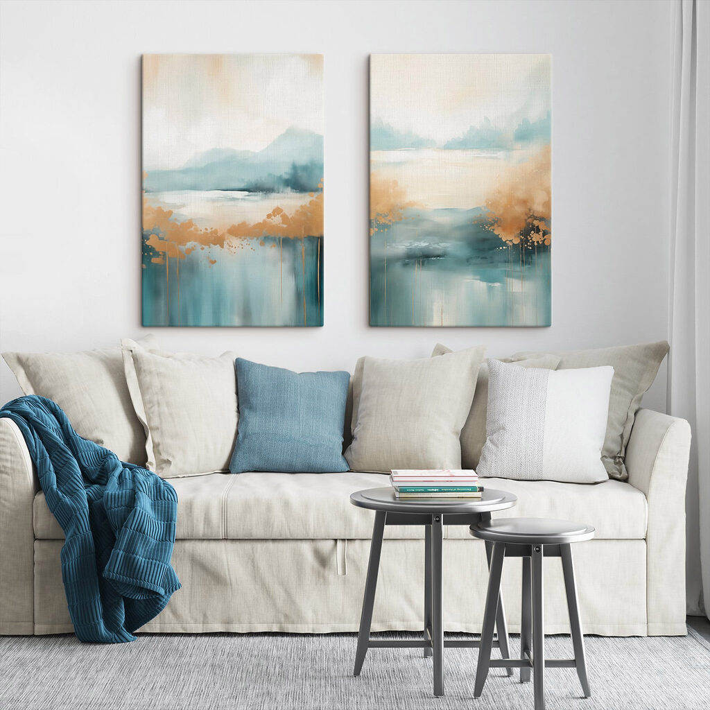 Painting of a landscape Painting of a landscape