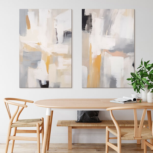 Pair of art pieces Pair of art pieces