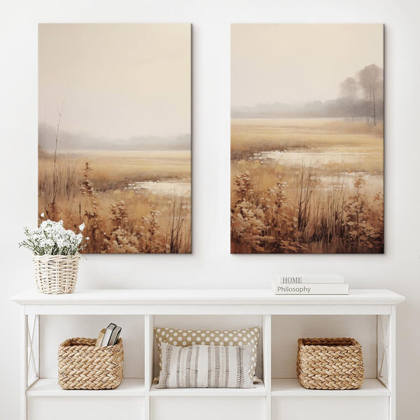 Painting of a marsh Painting of a marsh