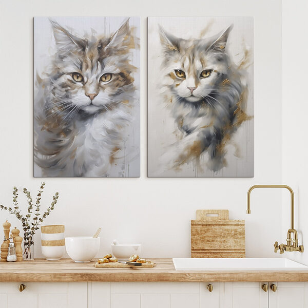 Painting of a cat Painting of a cat