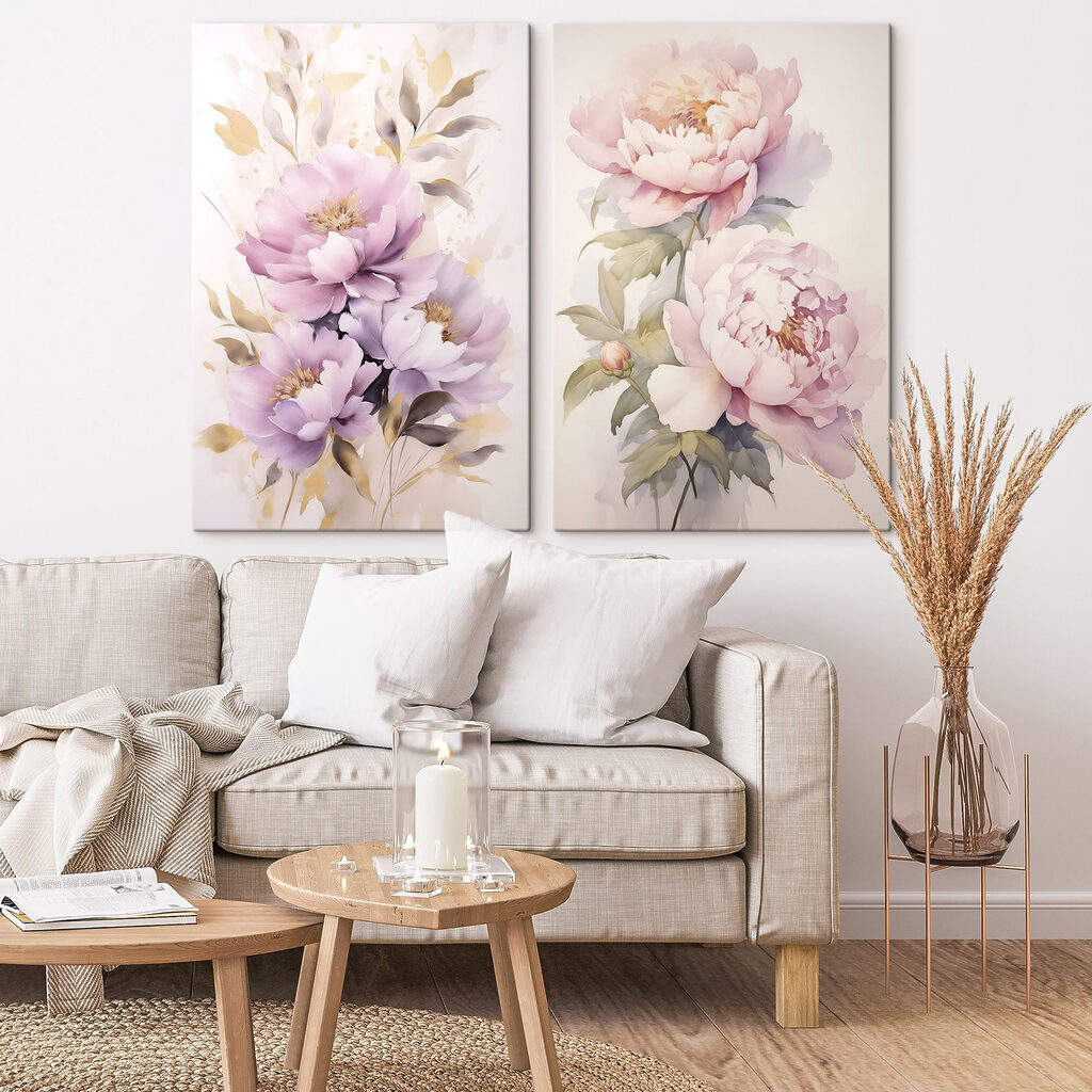 Delicate blossoms in soft hues Delicate blossoms in soft hues