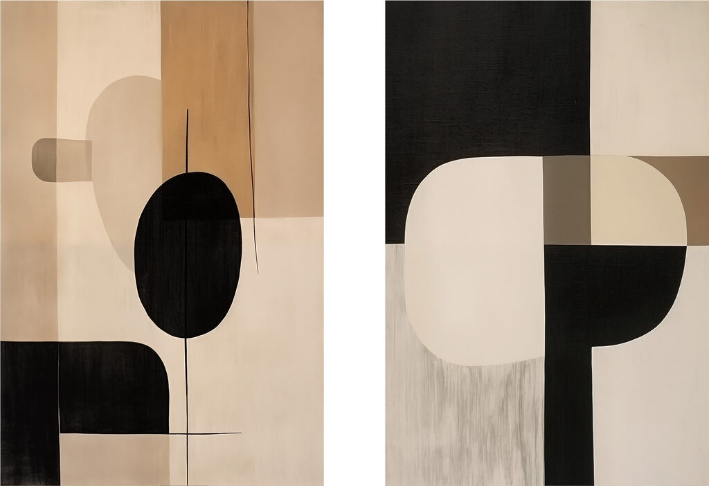 Two pieces of art Two pieces of art