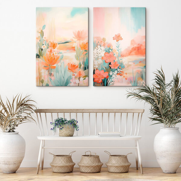 Painting of flowers and plants Painting of flowers and plants