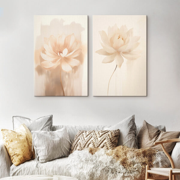 Elegant blossoms in soft hues Elegant blossoms in soft hues