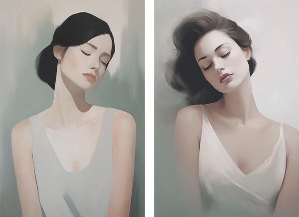 Soft expressions of serene beauty Soft expressions of serene beauty