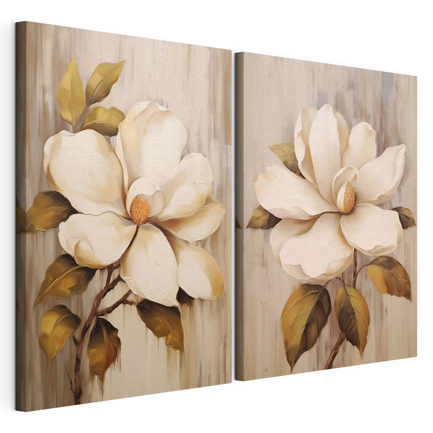 Painting of flowers on a wood surface Painting of flowers on a wood surface