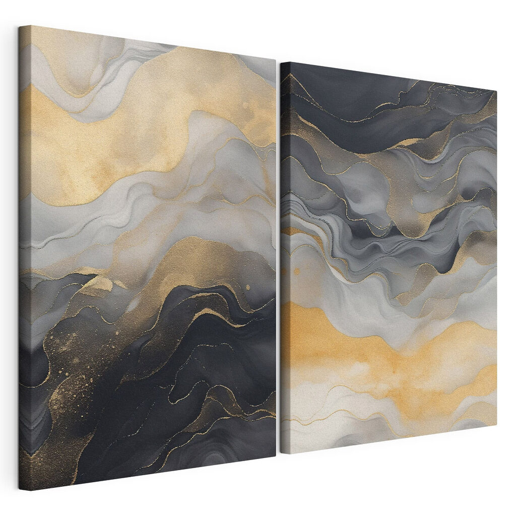 Sculpted hues of flowing elegance Sculpted hues of flowing elegance