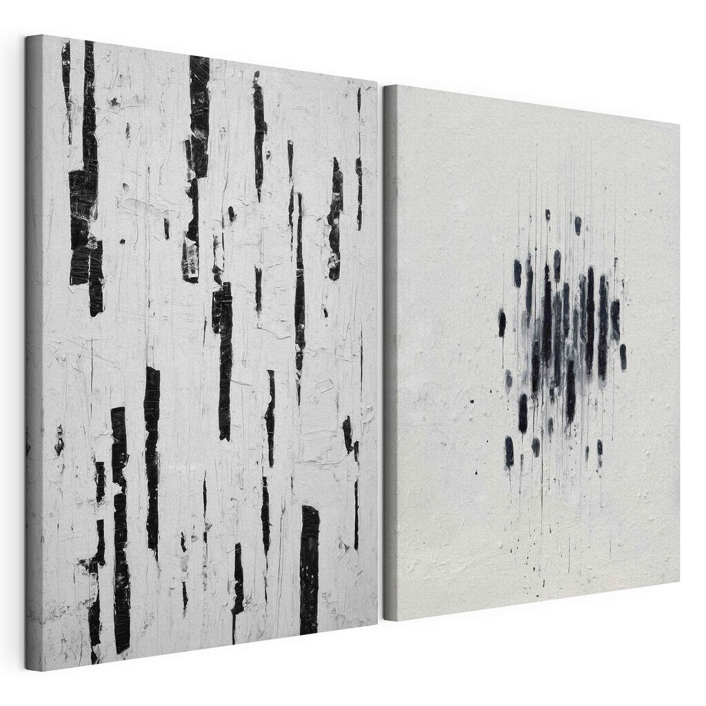 Abstract contrasts in black and white Abstract contrasts in black and white