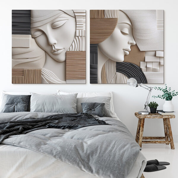 Soft forms create serene expressions Soft forms create serene expressions