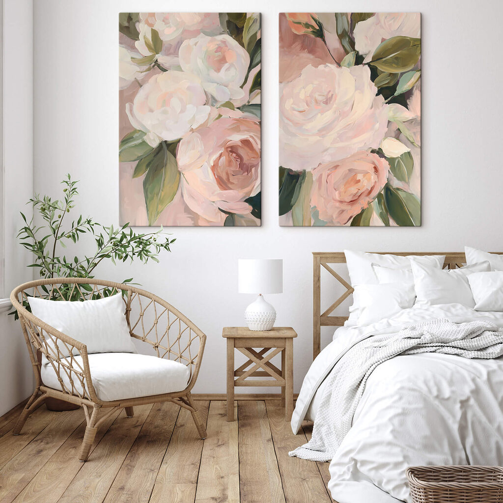 Soft blooms in gentle pastel hues Soft blooms in gentle pastel hues