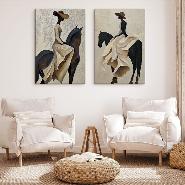 Woman riding a horse Woman riding a horse