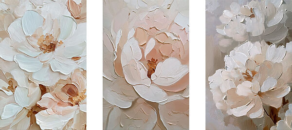 Collage of flowers Collage of flowers