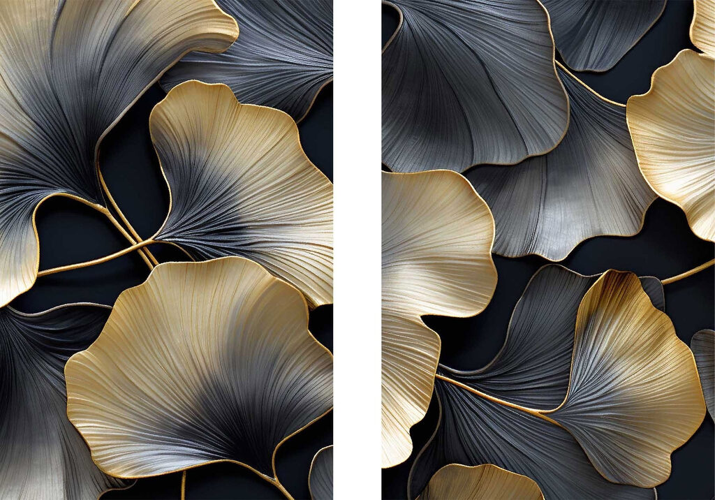 - Elegant leaves in striking contrast - Elegant leaves in striking contrast