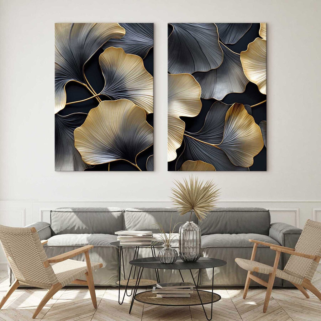 - Elegant leaves in striking contrast - Elegant leaves in striking contrast