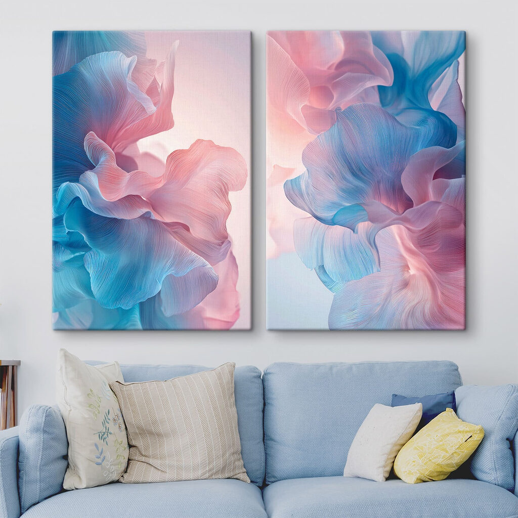 Delicate swirls of soft hues Delicate swirls of soft hues