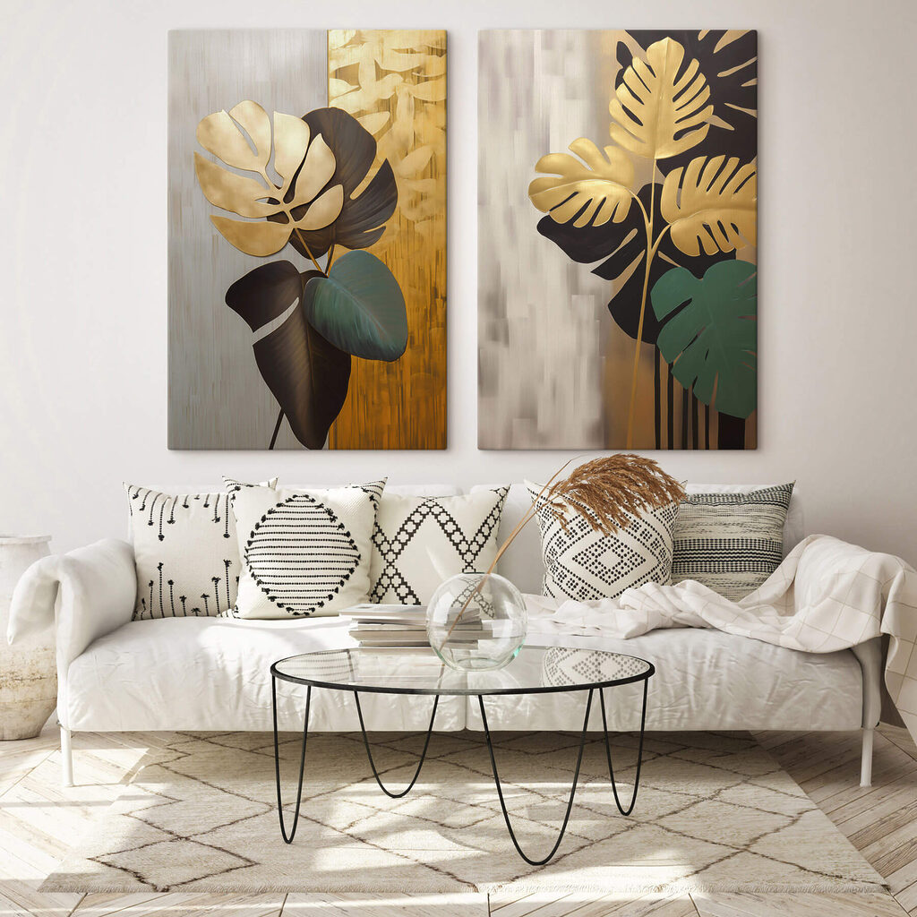 - Tropical foliage with elegant design - Tropical foliage with elegant design