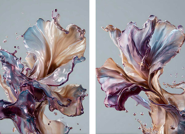 Fluid beauty in motion and color Fluid beauty in motion and color