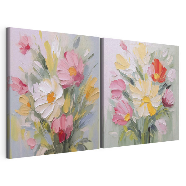 Модульний друк на полотні Модульний друк на полотні Живопис квітів на полотні (Артикул: m30185)
