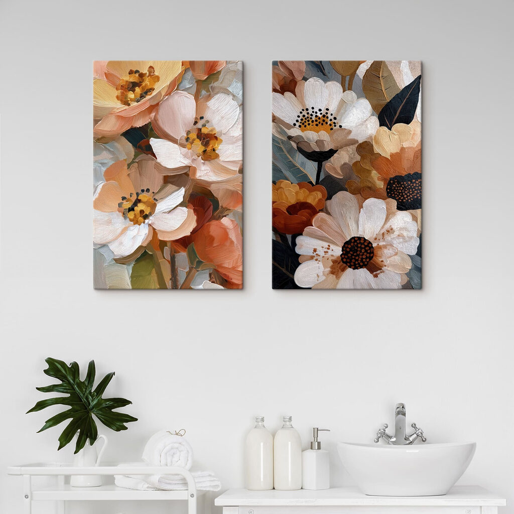Floral beauty in warm tones Floral beauty in warm tones