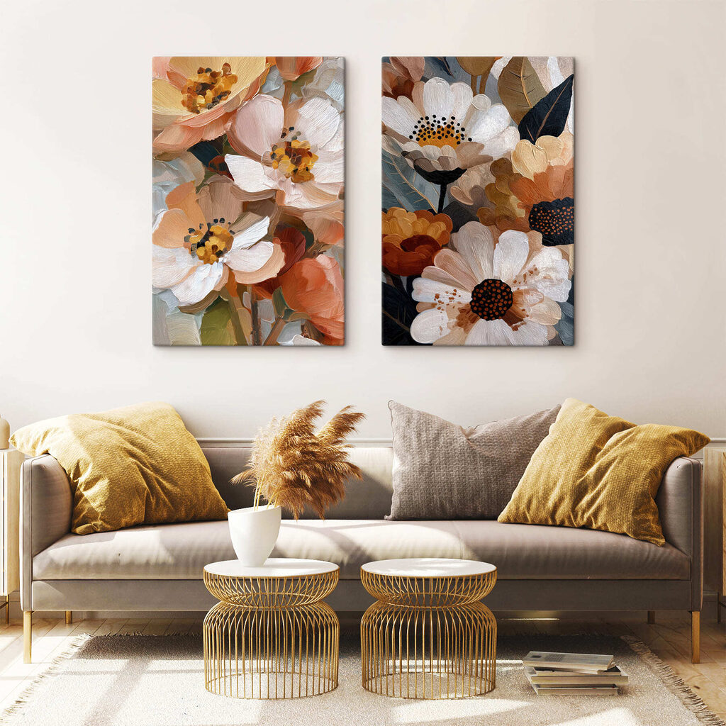Floral beauty in warm tones Floral beauty in warm tones