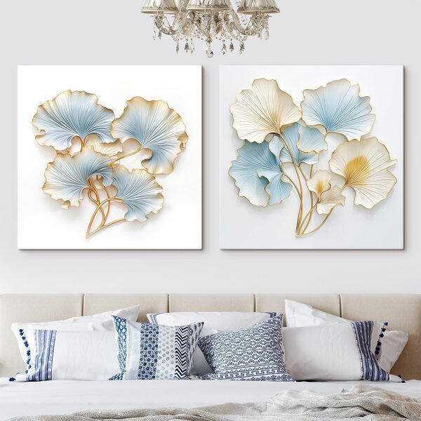 Delicate leaves in soothing colors Delicate leaves in soothing colors