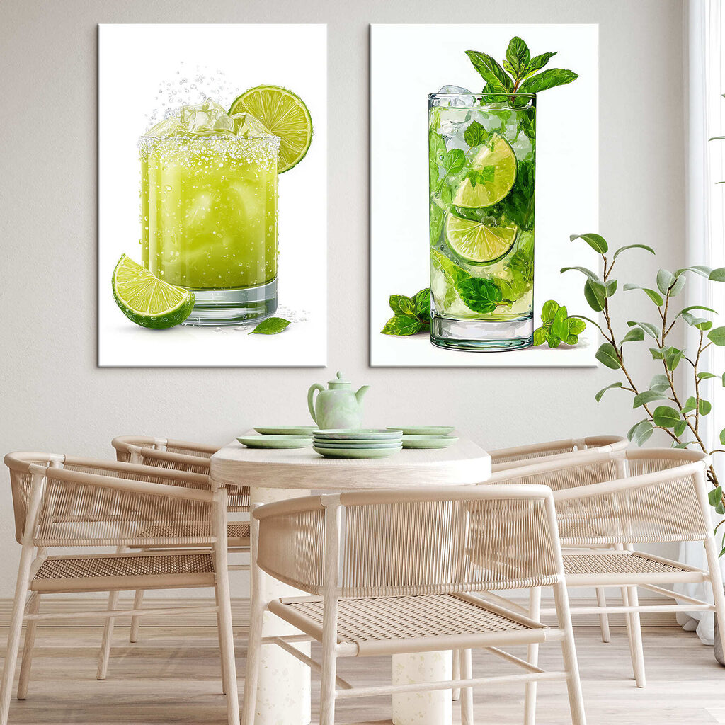 Refreshing summer cocktails in vibrant colors Refreshing summer cocktails in vibrant colors