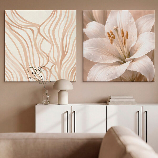 Smooth lines and elegant lilies Smooth lines and elegant lilies