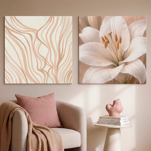 Smooth lines and elegant lilies Smooth lines and elegant lilies