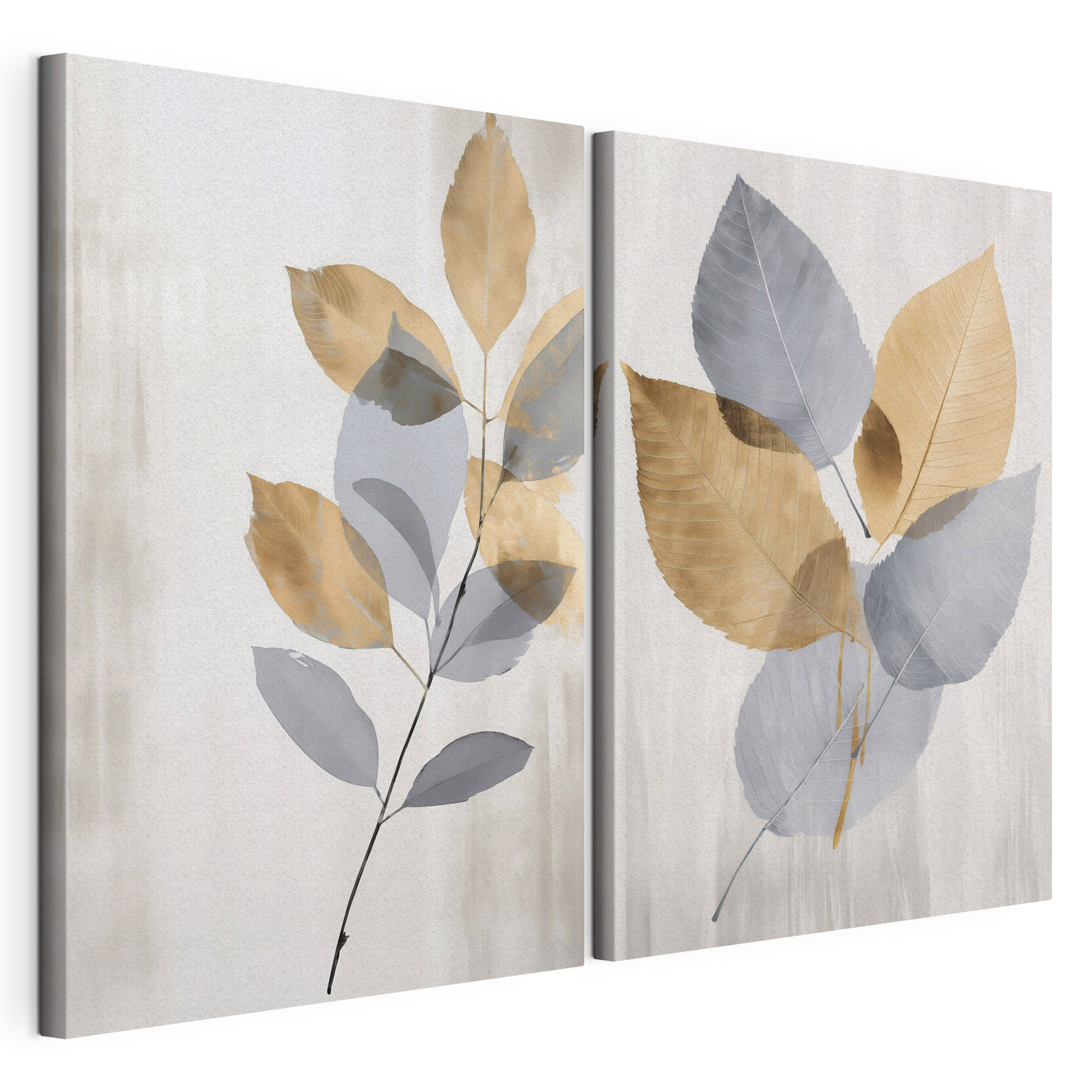 Elegant leaves in soft hues Elegant leaves in soft hues