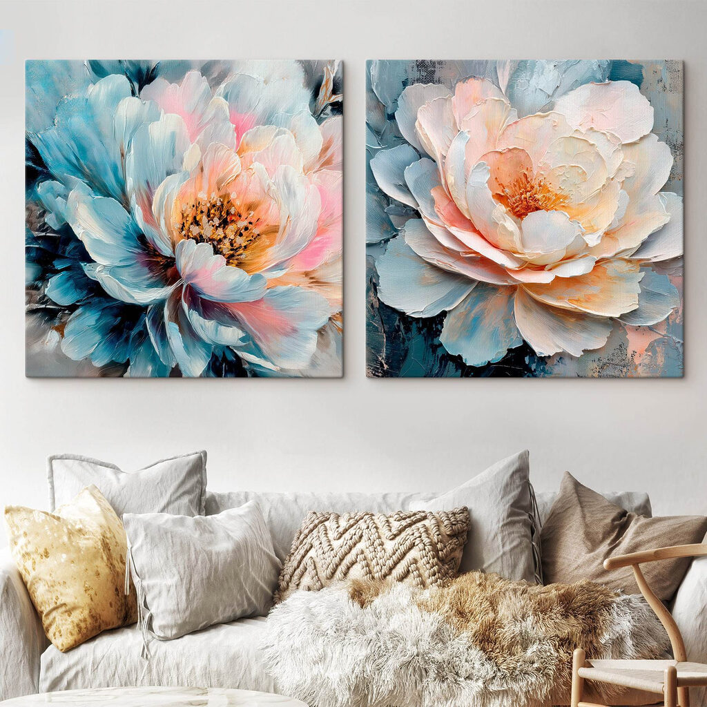 Fluttering petals in soft hues Fluttering petals in soft hues