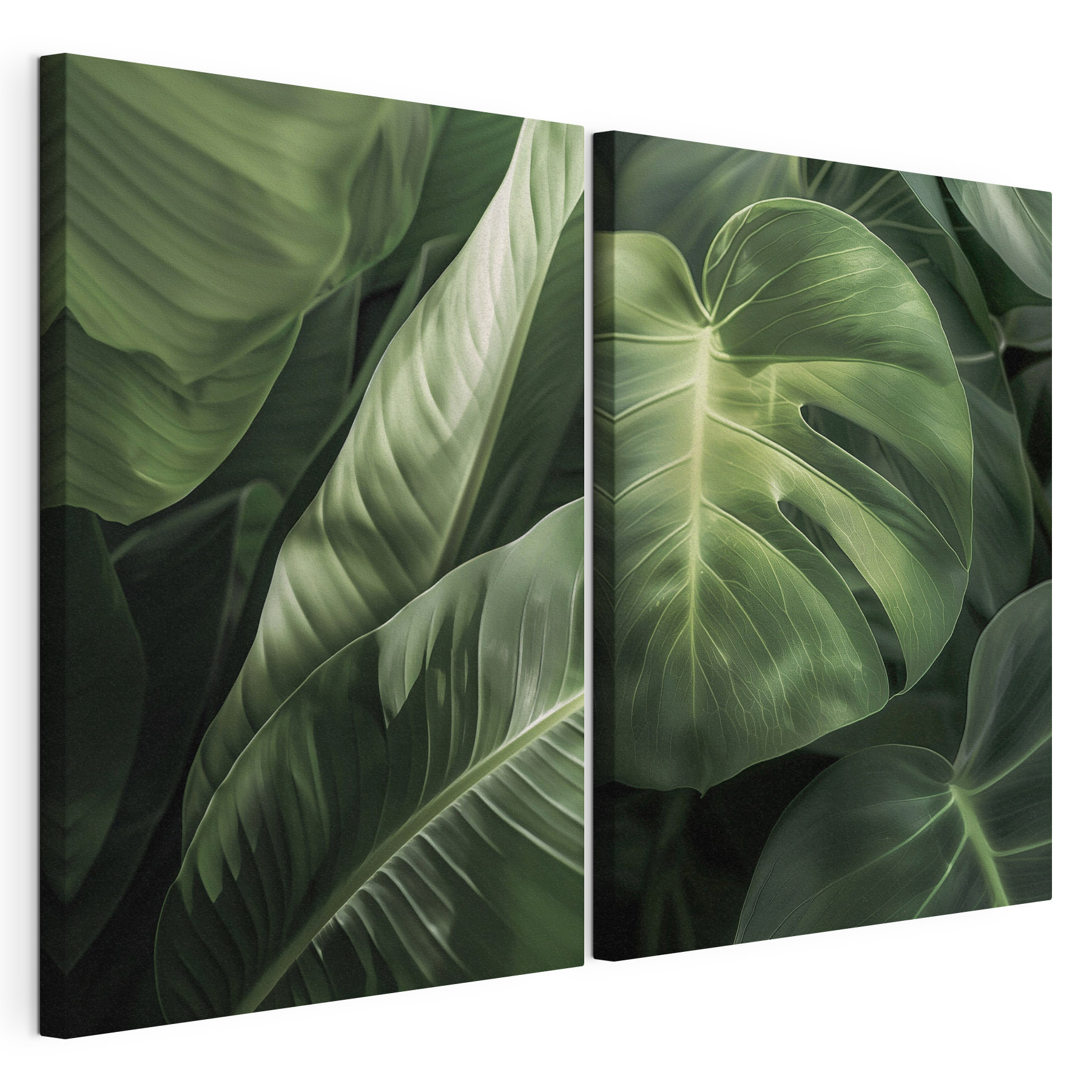 Lush greenery in harmonious patterns Lush greenery in harmonious patterns