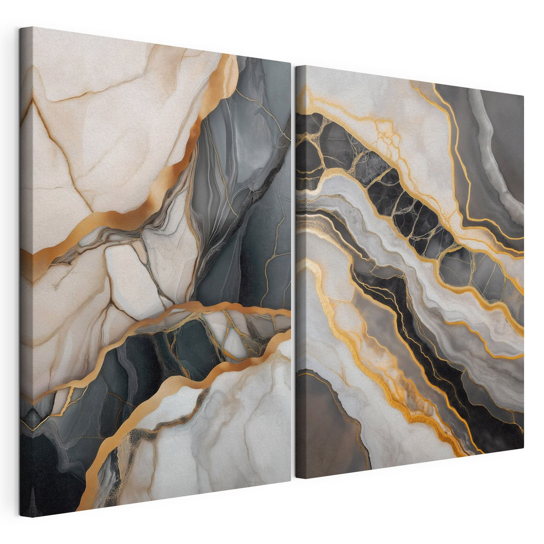 - Fluid layers of contrasting colors - Fluid layers of contrasting colors