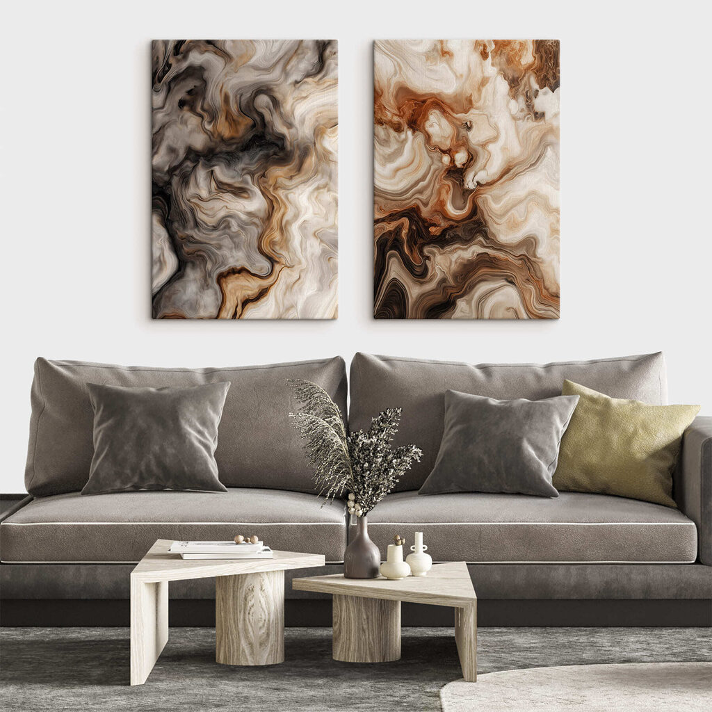 Elegant swirls of earthy tones Elegant swirls of earthy tones
