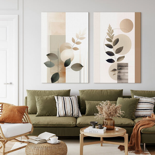 Soft hues and organic forms unite Soft hues and organic forms unite