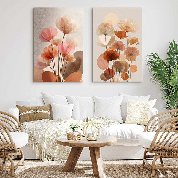 Soft hues in blooming harmony Soft hues in blooming harmony