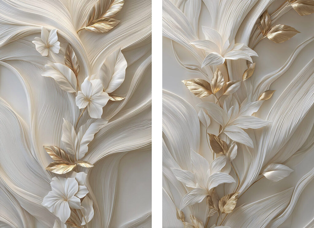Elegant floral design in soft tones Elegant floral design in soft tones
