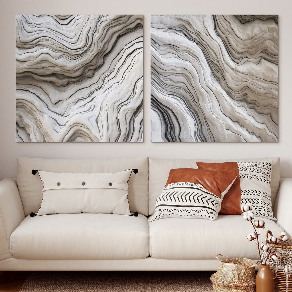 Flowing lines in soft neutrals Flowing lines in soft neutrals