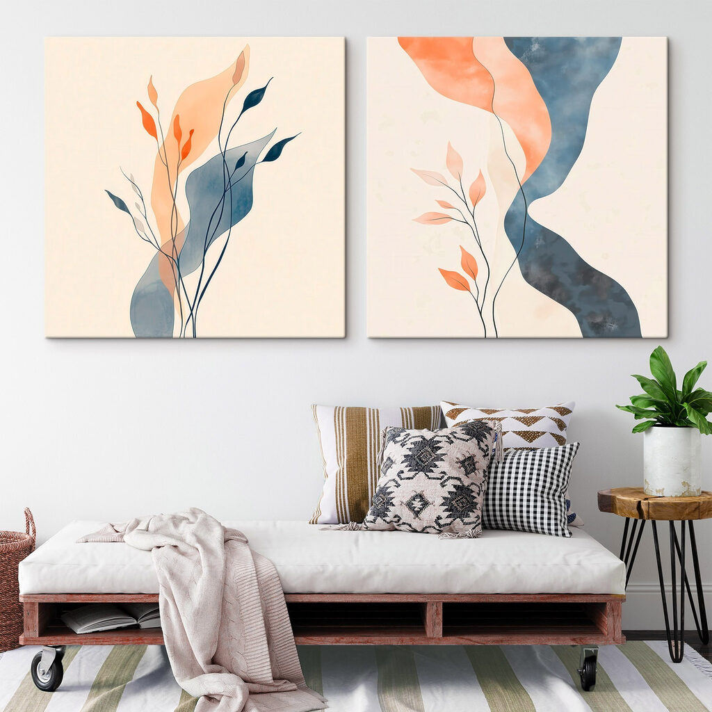 Gentle curves and warm hues combined Gentle curves and warm hues combined