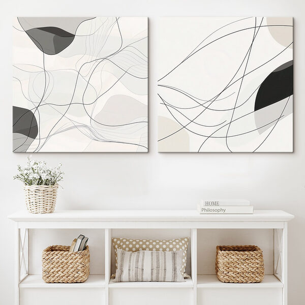 Dynamic lines create soft harmony Dynamic lines create soft harmony