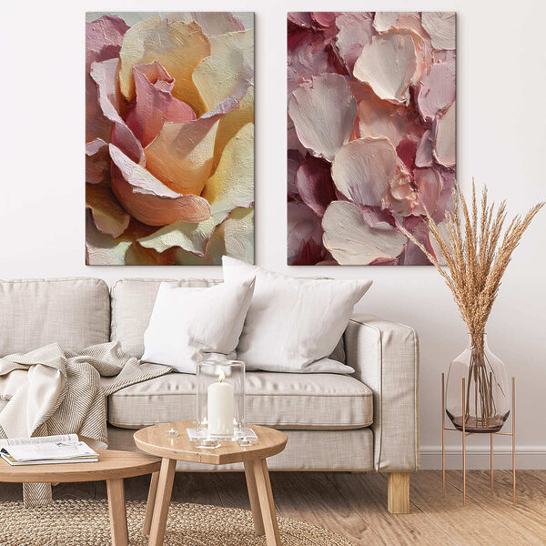 Soft hues of blooming petals Soft hues of blooming petals