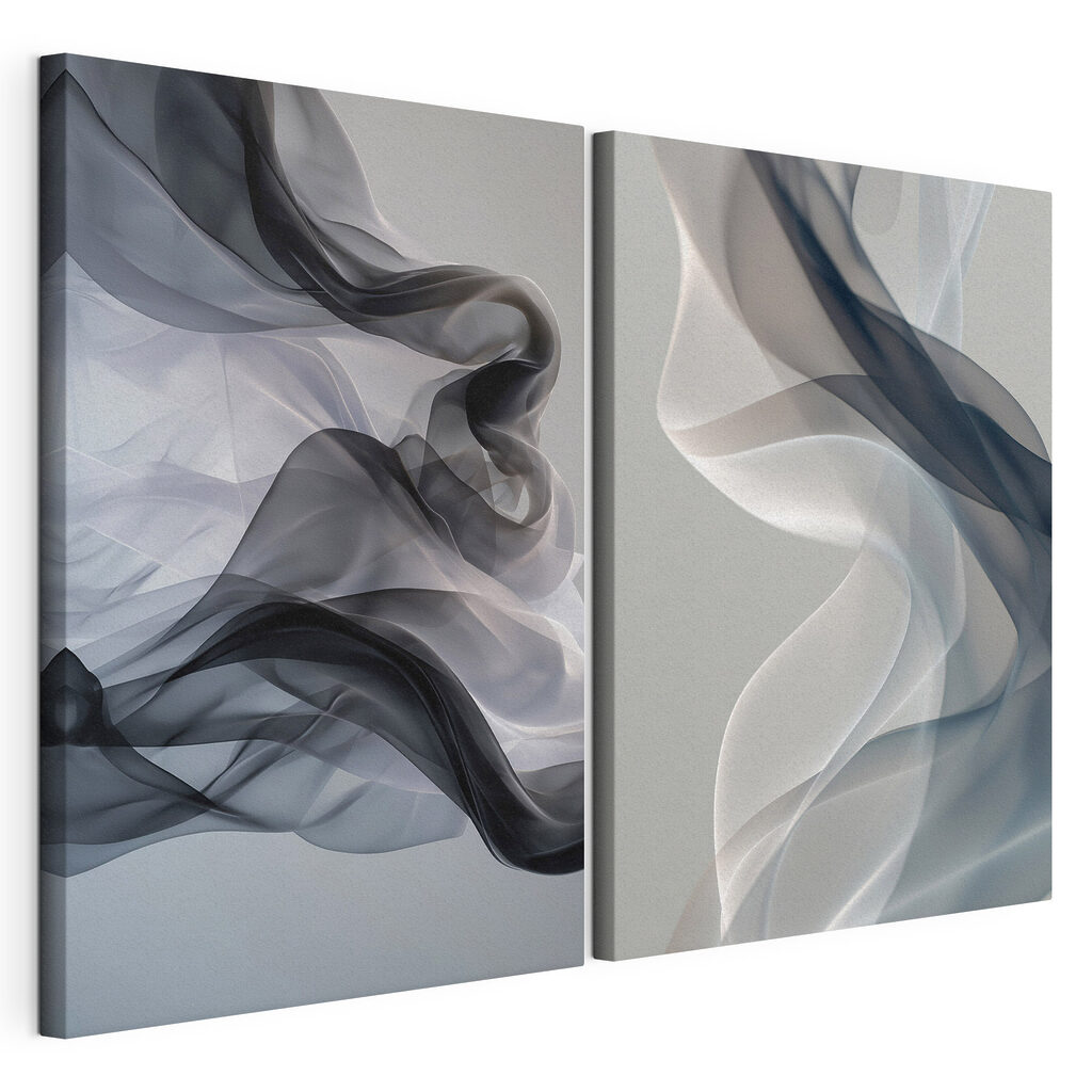 Flowing forms in soft shades Flowing forms in soft shades