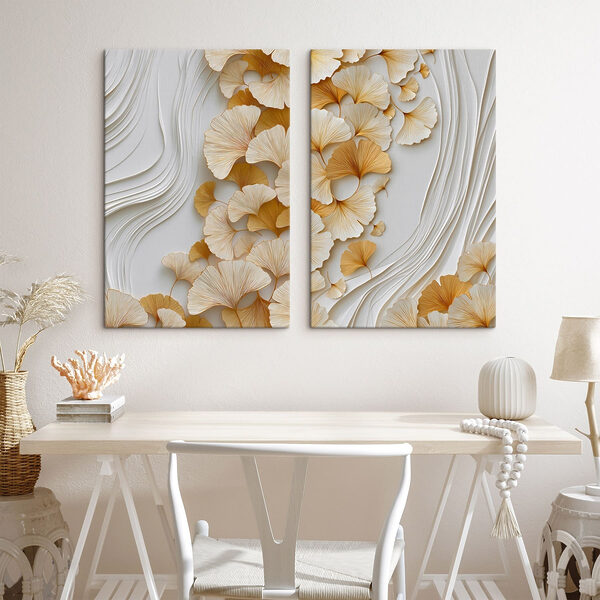 Flowing shapes with organic patterns Flowing shapes with organic patterns