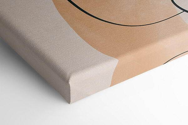 - Abstract profiles in soft hues - Abstract profiles in soft hues