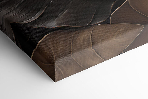 Flowing leaves in earthy tones Flowing leaves in earthy tones