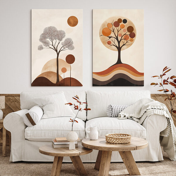 Two images of trees Two images of trees